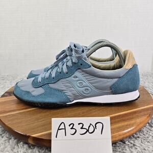 Saucony Bullet Original Blue Casual Lifestyle Daily Sneaker Women 8.5 S1943-174